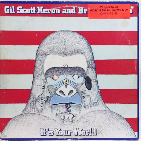 ストリート絵画 ギル・スコット・ヘロン or ジャズメン グラフィティ Hi-Fi Record Store | ギル・スコット・ヘロン＆ブライアン