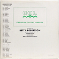 Songs Of Betty Robertson, The