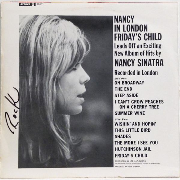 ナンシーシナトラ NANCY SINATRA♧ジュークボックス盤BOOTS 