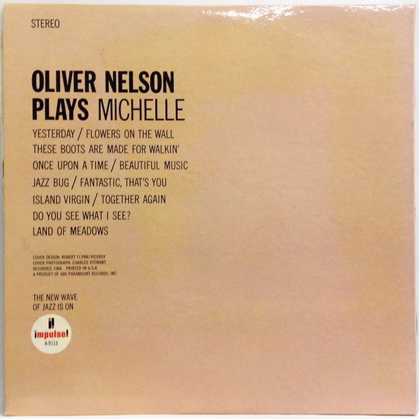 Hi Fi Record Store オリヴァー ネルソン Oliver Nelson Plays Michelle