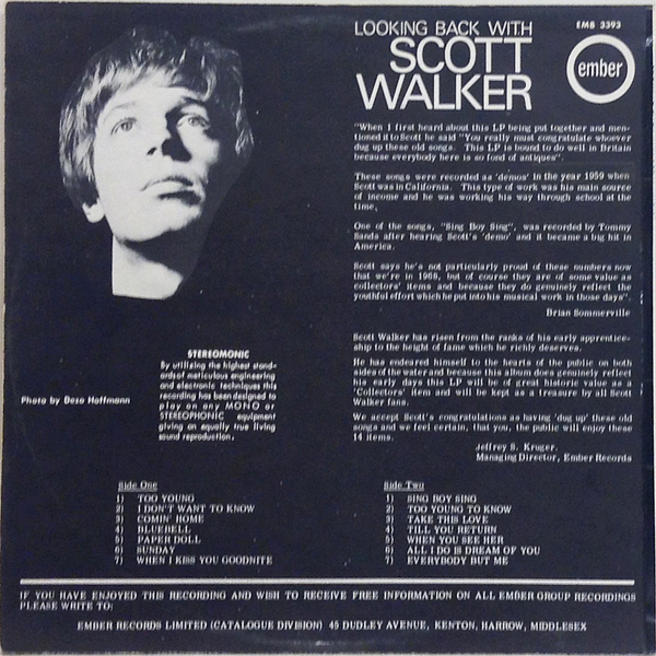 Hi-Fi Record Store | スコット・ウォーカー(Scott Walker) | Looking