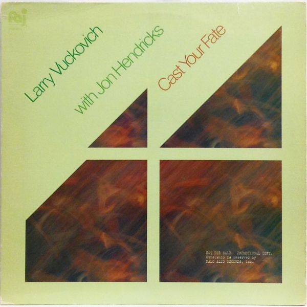 Hi Fi Record Store ラリー ブコヴィッチ ジョン ヘンドリックス Larry Vuckovich With Jon Hendricks Cast Your Fate Italian Press Hi Fi Record Store ラリー ブコヴィッチ ジョン ヘンドリックス Larry Vuckovich With Jon Hendricks Cast Your Fate Italian Press
