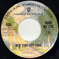 New York City Song (mono) / New York City Song (stereo)