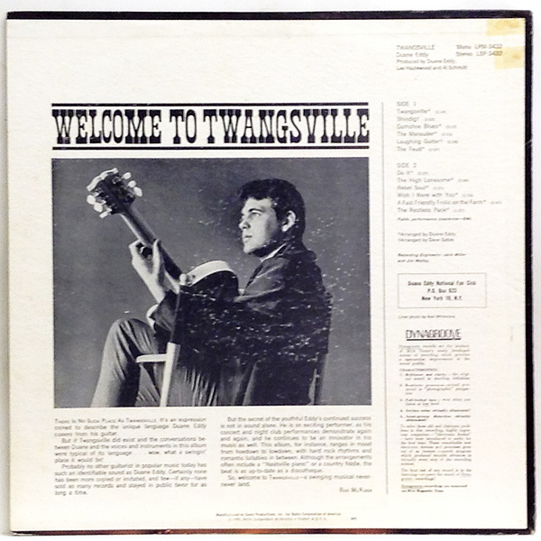 Hi Fi Record Store デュアン エディ Duane Eddy Twangsville